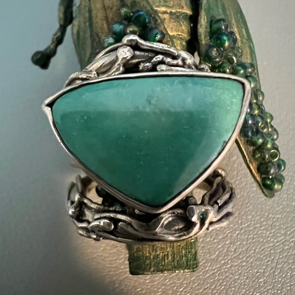 Statement Piece.               Sterling Silver & Turquoise. - Picture 3 of 3